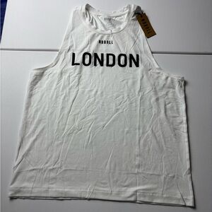 NOBULL White London Women’s Tank Top in Large